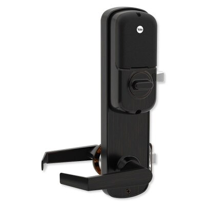 Yale Z-Wave Assure Interconnected Lockset with Push Button Deadbolt, Left Handed, Oil Rubbed Bronze
